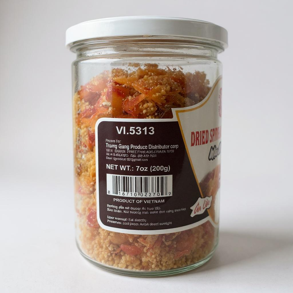 Dried Spicy Garlic Cuttlefish (Muc Chay Toi Cay) – 7 oz (200g)