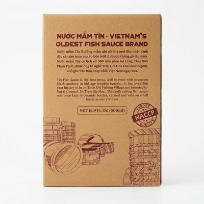 Nuoc Mam Tin – Vietnam's Oldest Fish Sauce Brand – 16.9 FL OZ (500ml)