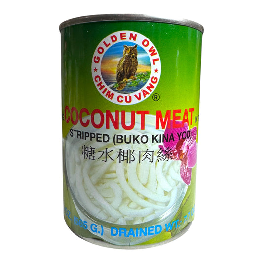 [GO] Stripped Coconut Meat In Syrup/Dua Non Cat Soi Ngam Duong