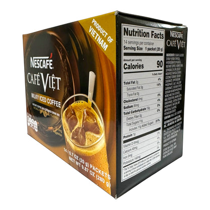 NESCAFÉ Café Việt – Milky Iced Coffee (14 sticks, 280g)