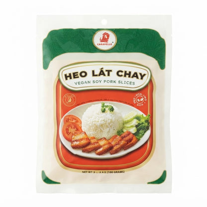 [Caravelle] Vegan Soy Pork Slices/Heo Lat Chay – 3.5 oz (100g)