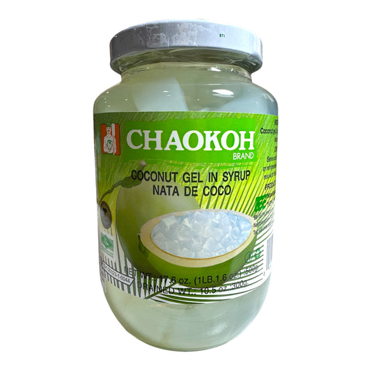 Chaokoh Coconut Gel in Syrup/Thach Dua Nuoc Duong - 17.6 Oz (500g)
