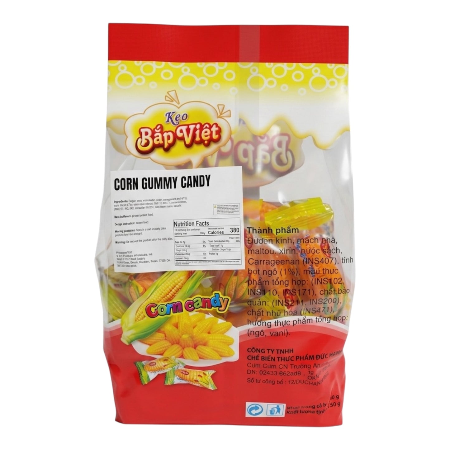 Corn Gummy Candy/Keo Deo Bap Viet - 350g