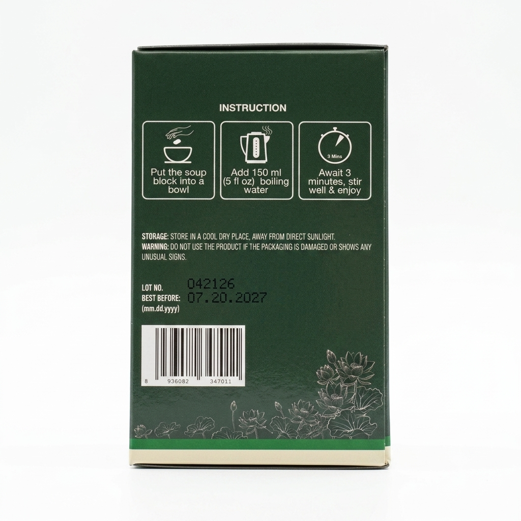 [i-Soup] Freeze Dried Instant Mushroom Sour Leaf Creepers Soup/Canh La Giang Nau Nam - 50g