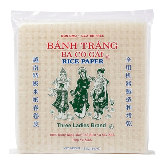 [Three Ladies] Rice Paper (Square 22cm)/Banh Trang Goi Cuon
