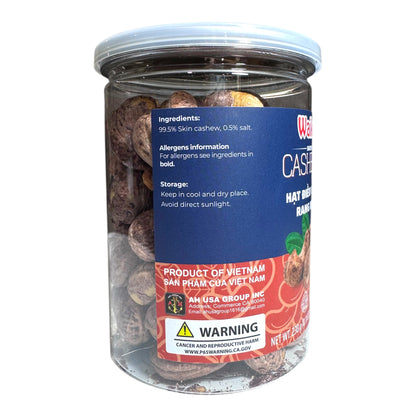 Waikiki-Salted Cashews with Skin/Hat Dieu Vo Lua Rang Muoi - 230g