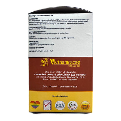 [Vietnamcacao] TIEN THAO CHI Ginseng Cocoa