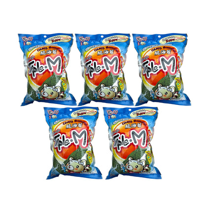 Triple M Crispy Seaweed (Seafood Flavor) COMBO 5 bags x 35g