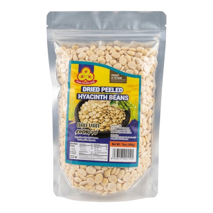 Dried Peeled Hyacinth Beans/Dau Van Lot Vo