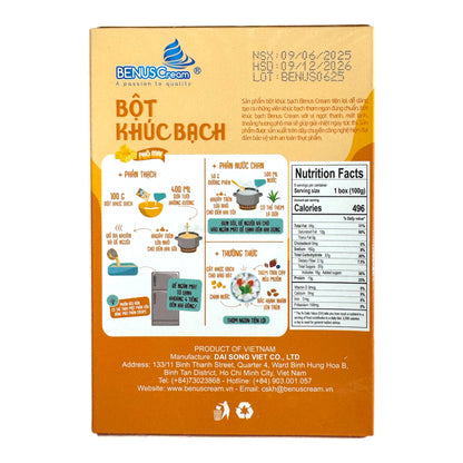 BenusCream Khuc Bach Cheese Flavor / Bot Khuc Bach Pho Mai 3.52 OZ (100g)