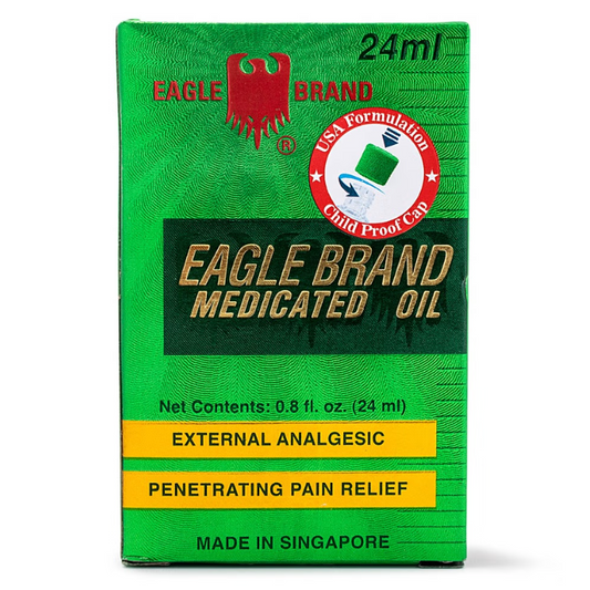 Eagle Brand Medicated Green Oil (Dầu Gió Xanh) - 24 ml