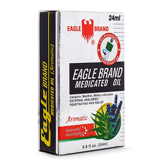 Eagle Brand Aromatic Medicated Oil (Dầu Gió Trắng) - 24 ml