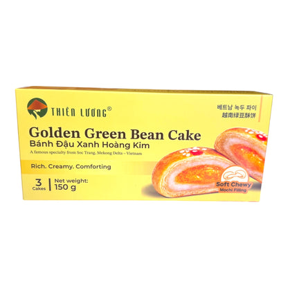 Golden Green Bean Cake