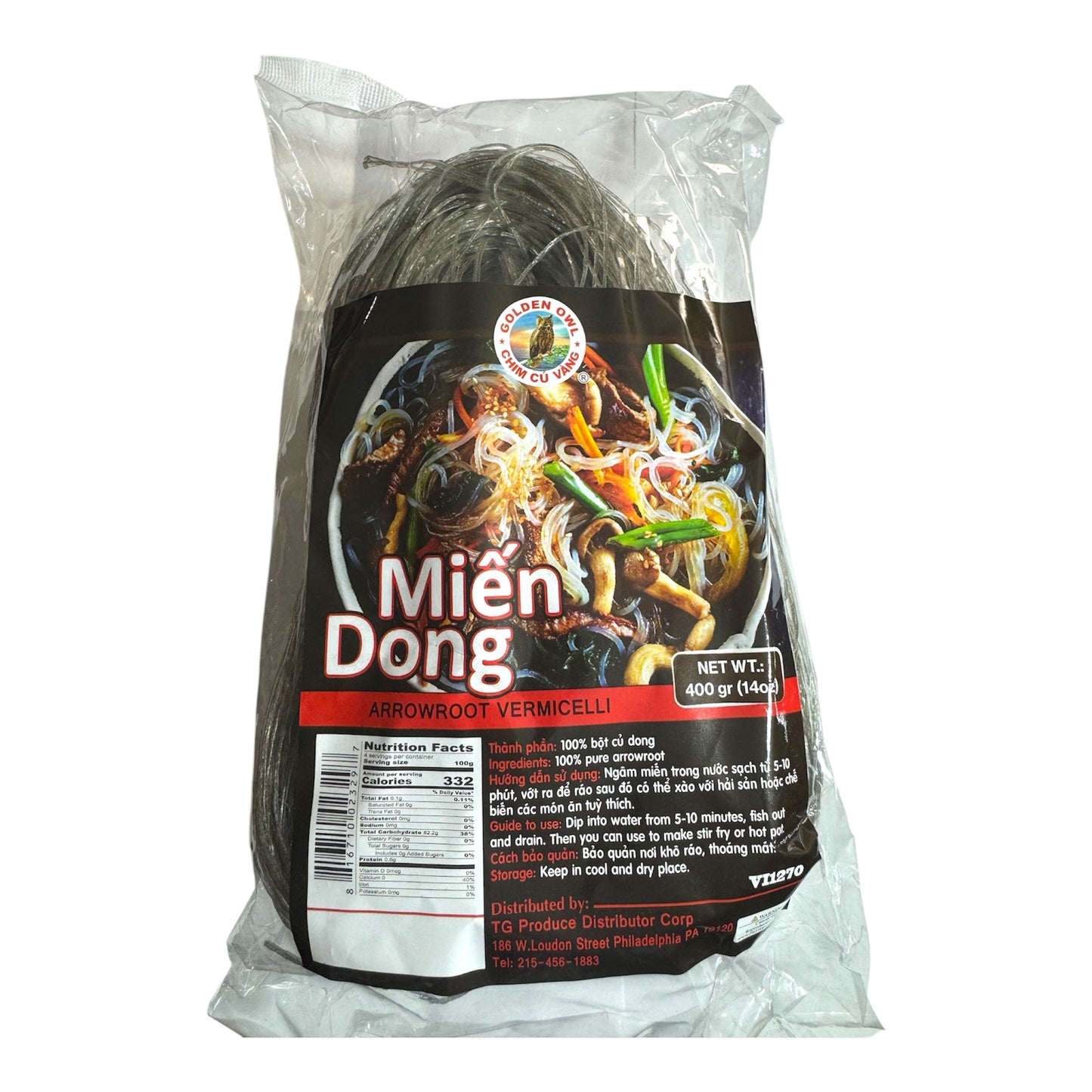 Arrowroot Vermicelli (Mien Dong)- 14 oz