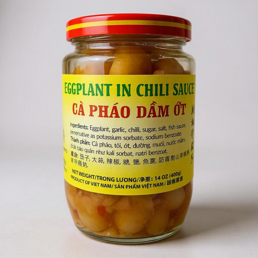 Eggplant in Chili Sauce (Ca Phao Dam Ot) – 14 oz (400g)