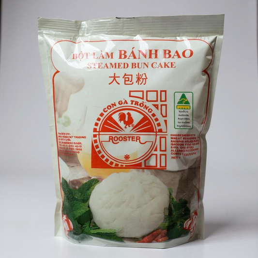Rooster Brand Steamed Bun Cake Mix - Bột Làm Bánh Bao 14 oz