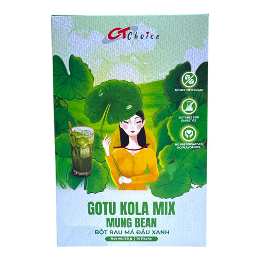 CT Choice Gotu Kola Mix Mung Bean Powder - Bột Rau Má Đậu Xanh - 98g