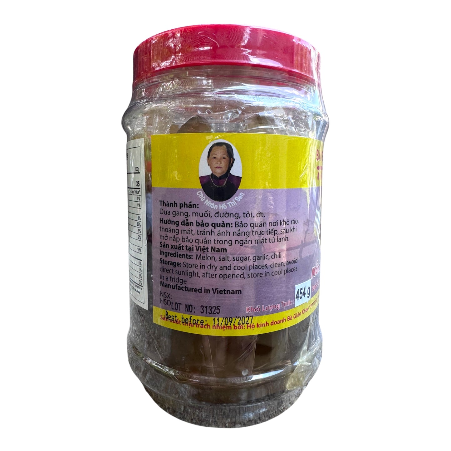 [Ba Giao Khoe] Fermented Melon Pickle/Mam Dua Gang