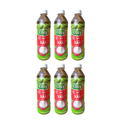 [Cozy] Lychee Tea/Tra Vai - Pack of 6 (6x455ml)