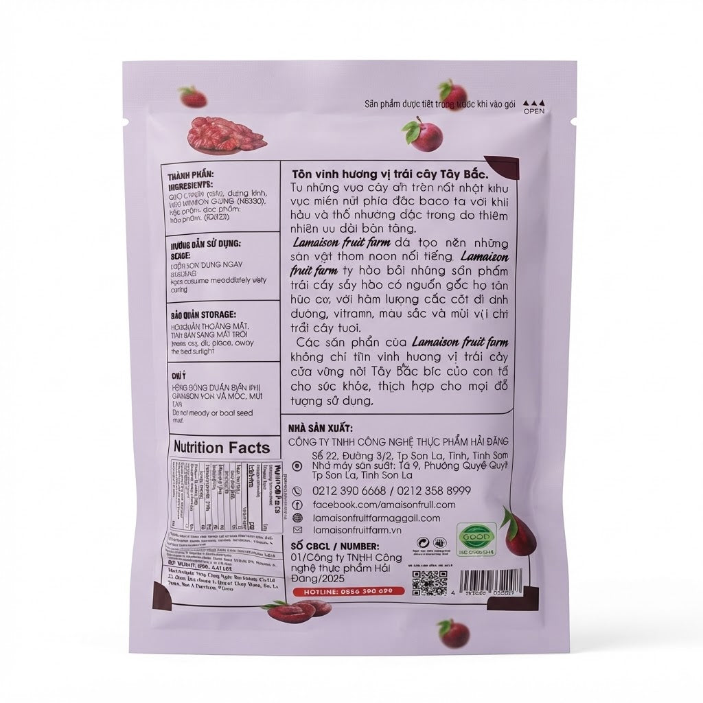 Lamaison Fruit Farm Soft Dried Plum/Man Say Deo – 200g