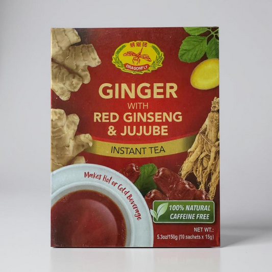 Ginger with Red Ginseng & Jujube Instant Tea 150g - Tra Gung Hong Sam/ 5.3 oz