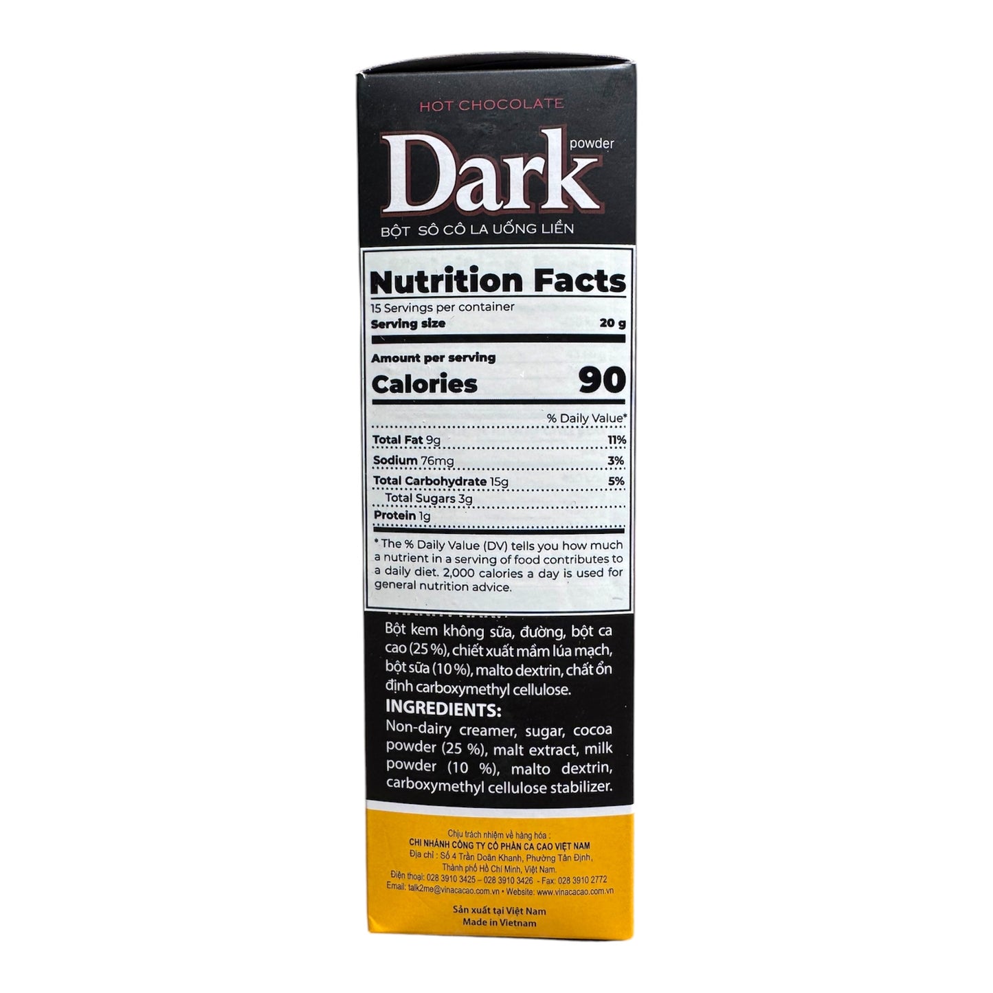 [Vietnamcacao] Hot Chocolate Dark Powder