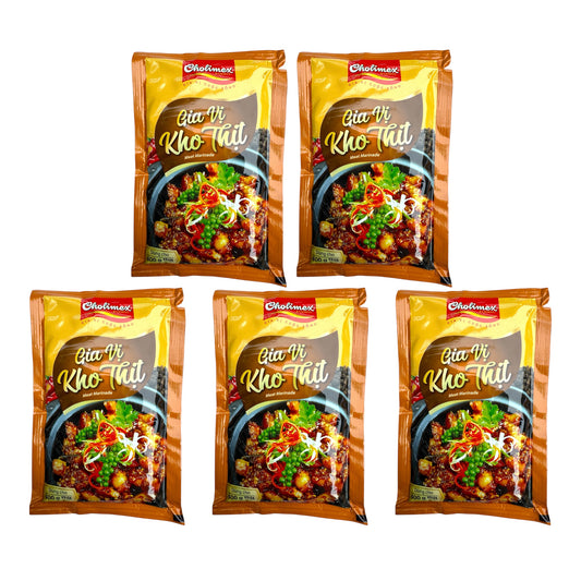 Cholimex Meat Marinade/Gia Vi Kho Thit - Combo 5 units x 50g