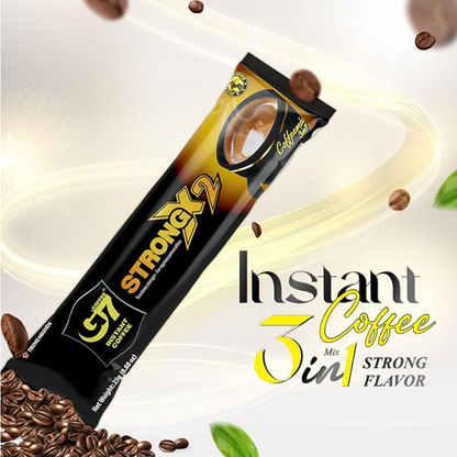 Trung Nguyen G7 3 in 1 Strong x2 Instant Coffee Mix - 24 pack (600grams)