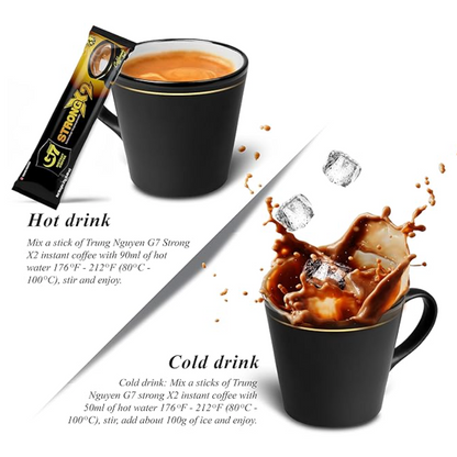 Trung Nguyen G7 3 in 1 Strong x2 Instant Coffee Mix - 24 pack (600grams)