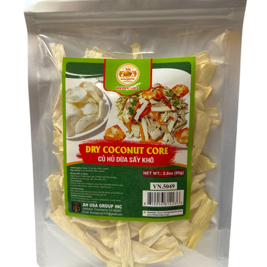 Golden Koi's Dry Coconut Core - Củ Hủ Dừa Sấy Khô 2.8 oz (80g)