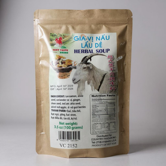 Goat Hotpot Herbal Seasoning – Gia Vị Nấu Lẩu Dê 3.5 oz (100g)