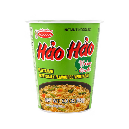 Hao Hao Vegetarian Flavor Cup Noodles 65g (2.3 oz)