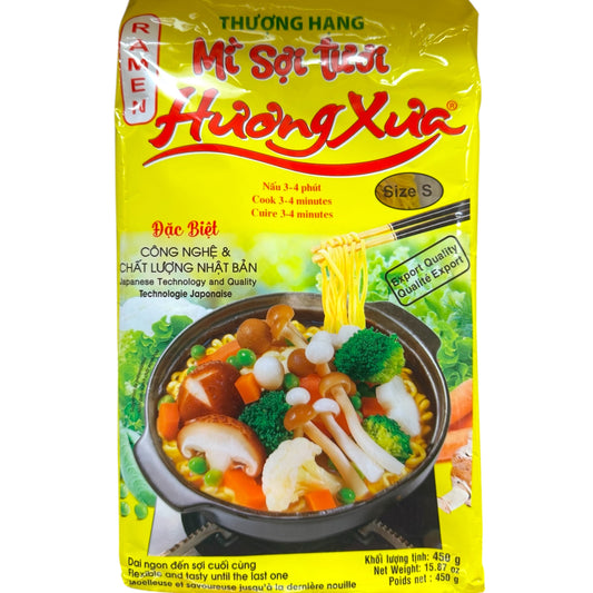 Huong Xua Ramen, Mì Sợi Tươi Hương Xưa Size S - 15.87 oz