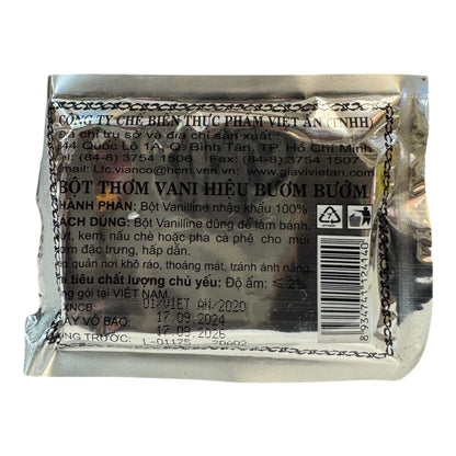 Bột Thơm Hiệu Bươm Bướm (Vanilline) - 10 tubes