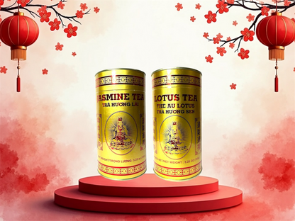 Traditional Tea Combo (Jasmine Tea & Lotus Tea)/Combo Tra Truyen Thong (Huong Lai & Huong Sen)