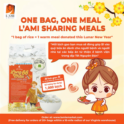 Long Chau 66 ST25 Premium White Rice - Gạo ST25 Lúa Tôm Thượng Hạng