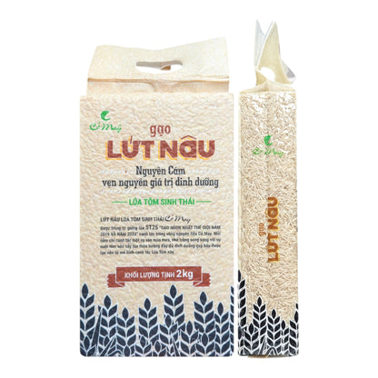 Premium ST25 Brown Rice/Gao Lut Nau ST25 Lua Tom - 4.4lbs