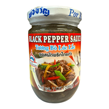 Por Kwan-Black Pepper Sauce/Tuong Bo Luc Lac - 7 oz (200g)