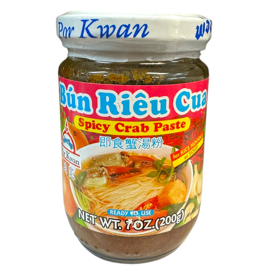 Por Kwan - Spicy Crab Paste/Gia vi nau Bun Rieu Cua - 200g (7 oz)