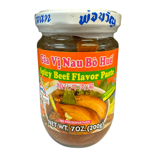 Por Kwan-Spicy Beef Flavor Paste/Gia vi nau Bun Bo Hue - 7 oz (200g)