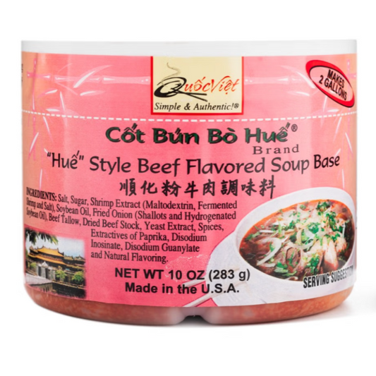 Quốc Việt Soup Base Hue Style Beef Flavor  (Cốt Bún Bò Huế) - 10 oz