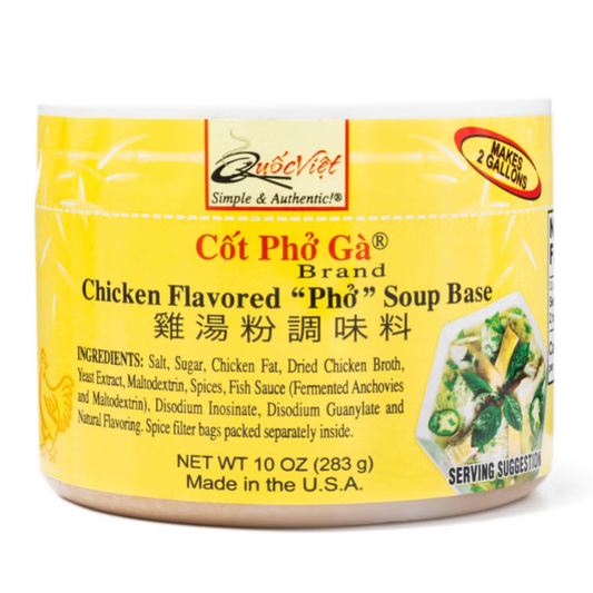 Quoc Viet Chicken Flavor Pho Soup Base (Cốt Phở Gà) - 10 oz