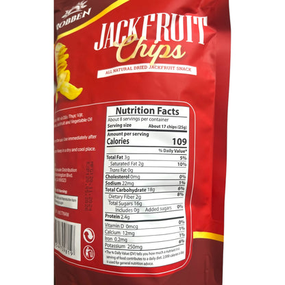 Robben Jackfruit Chips 100% natural  - mít sấy khô 7 oz