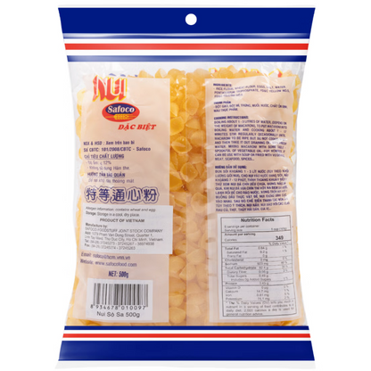 Safoco Egg Macaroni Oyster Shell Shape - 17.6 oz