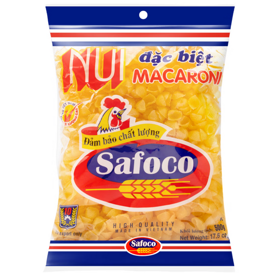 Safoco Egg Macaroni Oyster Shell Shape - 17.6 oz