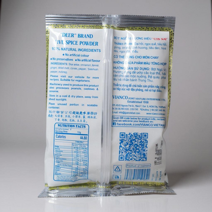 Vianco Five Spice Powder (Con Nai) – Large bag 100g