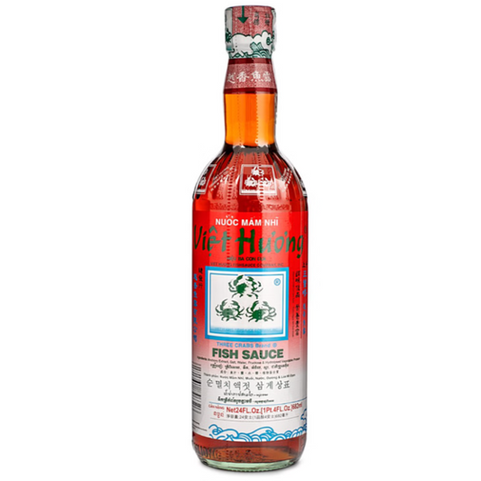 Three Crabs Brand Fish Sauce Nước Mắm Ba Con Cua Việt Hương- 23.06 oz (682ml)