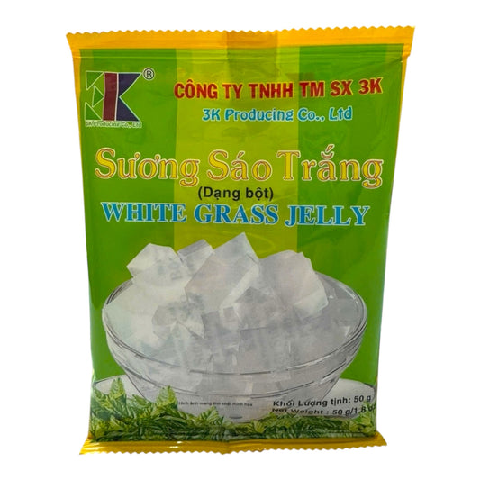 White Grass Jelly Mix - Bột sương sáo trắng 50g