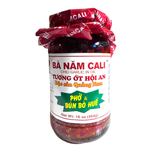 BA NAM CALI Chili Garlic in Oil/Tuong Ot Hoi An - 16 Oz