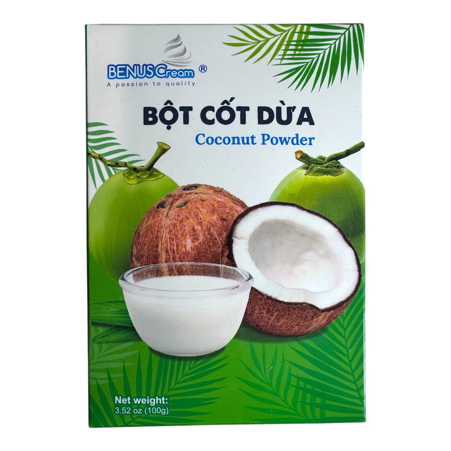 BENUSCREAM Coconut Milk Powder/Bot Cot Dua - 3.52 Oz (100g)
